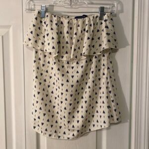 Boat Silky Strapless Top